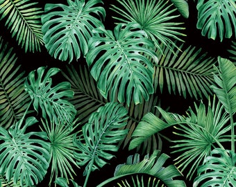 ★決算特価商品★ Spring Tropical Green Backdrop Photography Wall Leaves トートバッグ