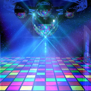 80s Party Backdrop Disco Theme Photo Backdrop 90's Birthday Background ...