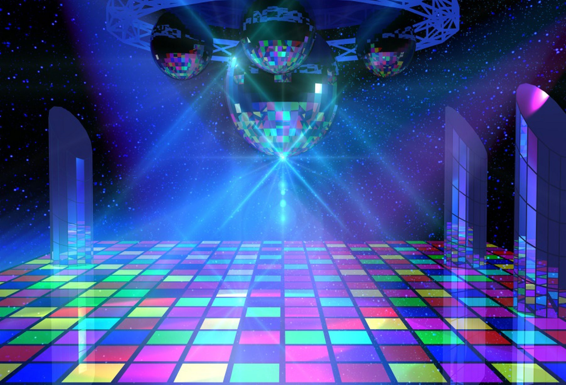 80s Party Background