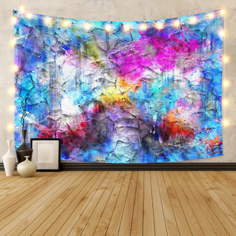 Abstract Oil Painting Tapestryabstract Background Tapestries Etsy