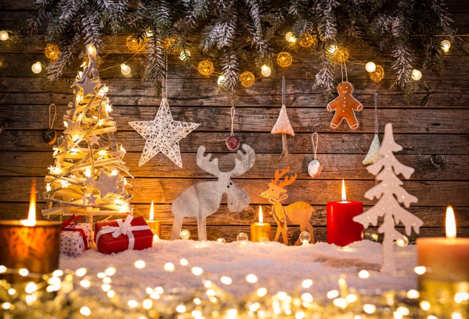 Christmas Photography Backdrops Gold Glitter Christmas Tree | Etsy