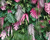 【17】a-ya 様 ♡foresttile♡ Tropical Spring Green Leaves Wall Photography Backdrop