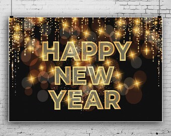 Happy New Year 2023 Photo Backdrop Happy New Year