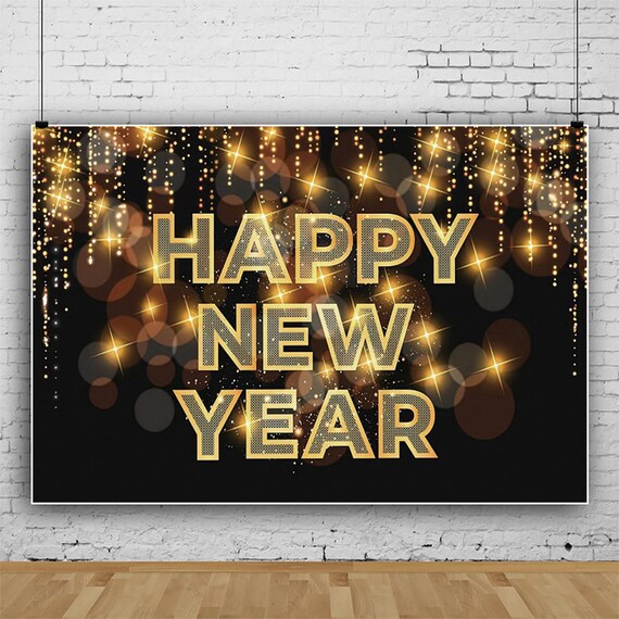 Buy Happy New Year 2023 Photo Backdrop Happy New Year Decorations