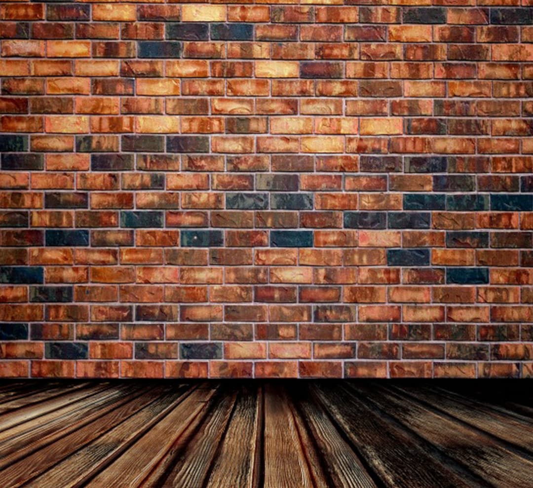 Vintage Red Brick Backdrop Rustic Broken Old Brick Wall - Etsy