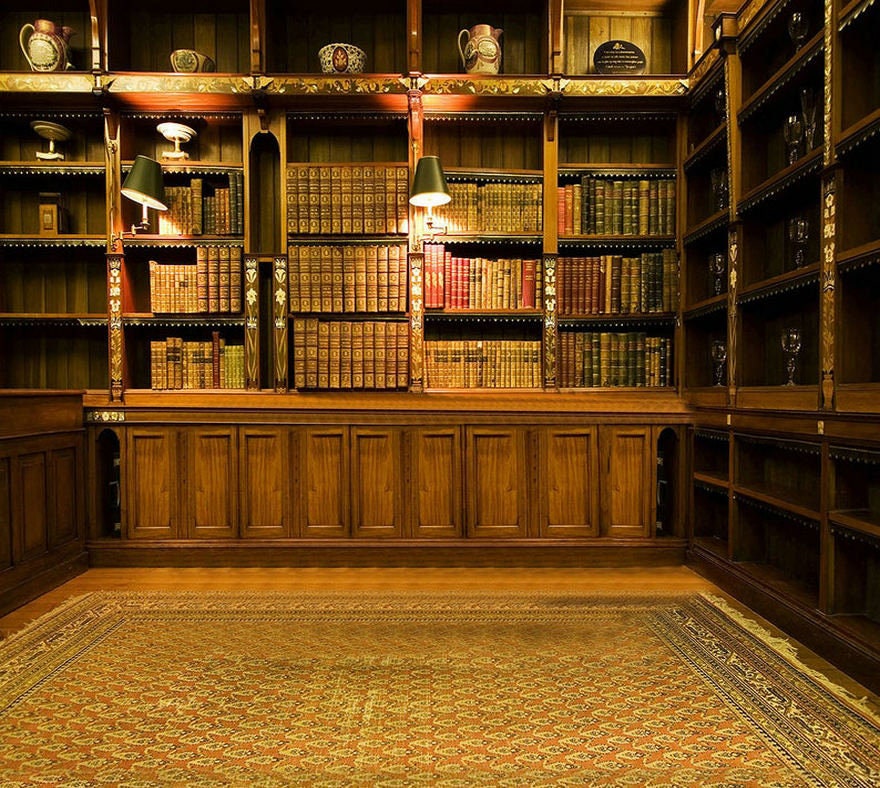 Study room Backdrop Bookcase Bookrack & Wooden Floor Vintage Etsy
