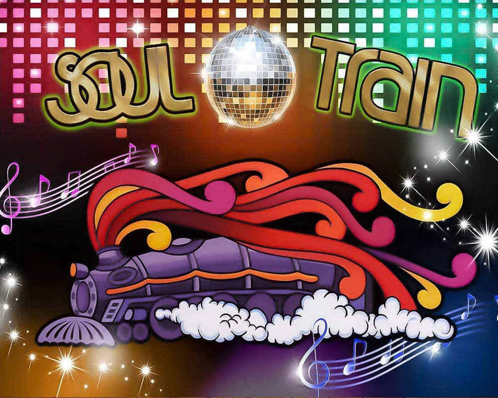 70s Soul Train Theme Neon Sign Birthday Party Backdrop | lupon.gov.ph