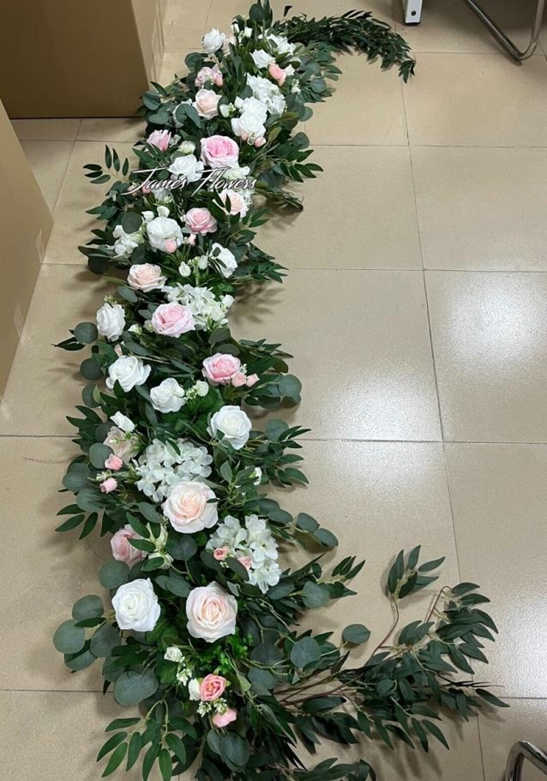 Faux Leaves Wedding Ceremony Aisle Flower Altar Decor Floral Arch ...