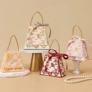 10 ~ 100x personalisierte Party Hochzeit Bevorzugungsbeutel | Produkt Verpackung Danke Geschenk Tasche | Cookie Candy Schokolade Bomboniere Geschenktüte Gefälligkeiten