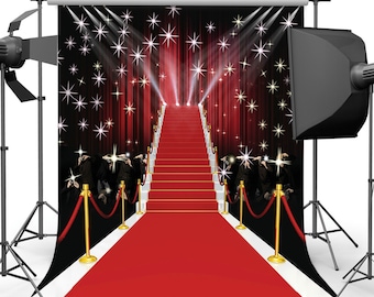 GESEN Background 7x5ft Red Carpet Photography Backdrop for Wedding Photos Themed Party Background Photo Booth Studio Props XCGE670 GESEN Background 7x5ft Red Carpet Photography Backdrop for Wedding Photos Themed Party Background Photo Booth Studio Props XCGE670