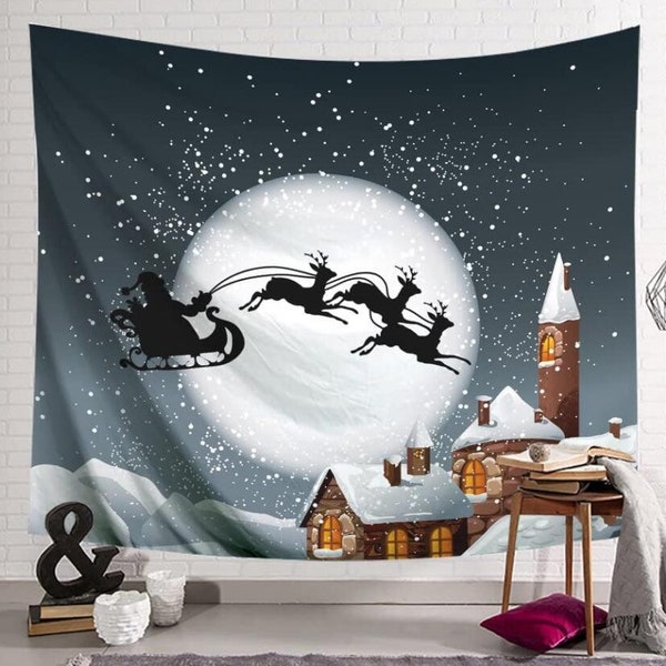 Christmas Tapestry Etsy