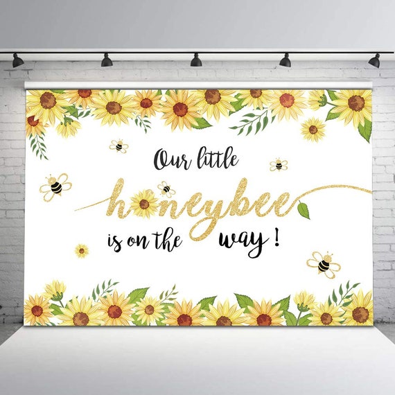 Mehofoto Happy Bee Birthday Backdrop 1st Honey Bee Day Photo Background 7x5ft Sweet As Can Bee Vinyl Backdrops Bumble Bee Birthday Decorations Accessories Supplies Camera Photo Accessories Trinity09 Com