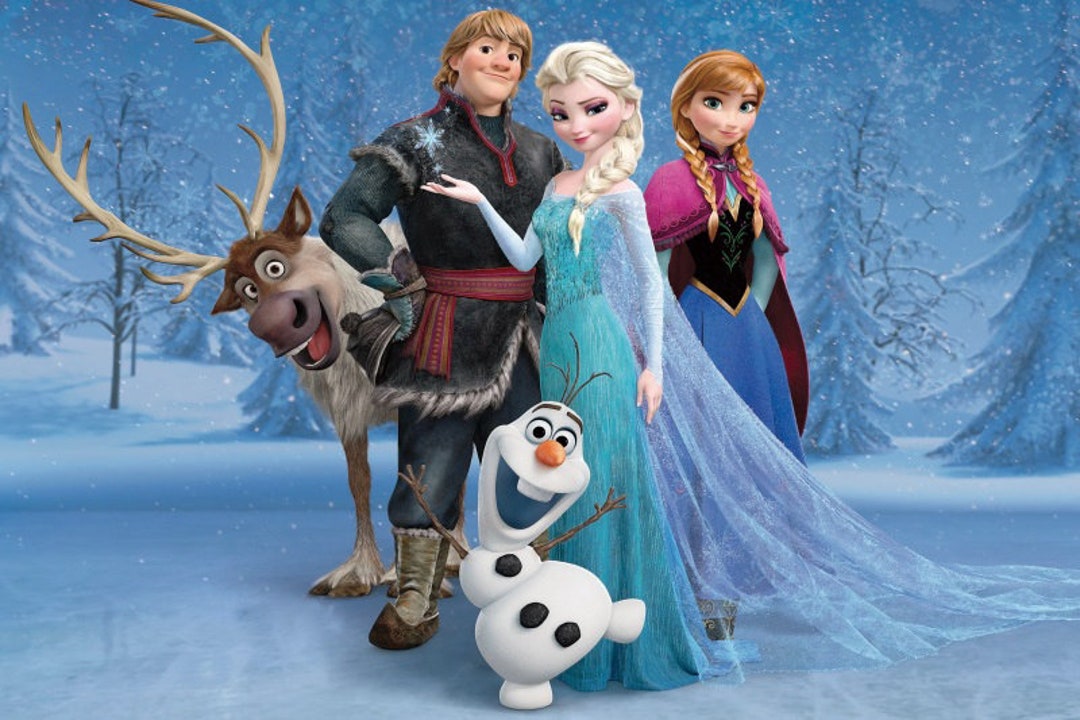 Frozen Photography Vinyl Photo Background for Kids Birthday Etsy Frozen Photography Vinyl Photo Background for Kids Birthday Etsy
