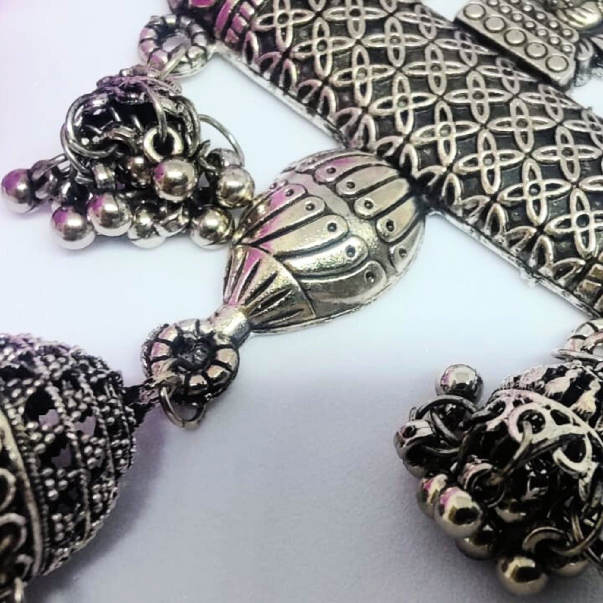 感謝の声続々！ Temple Silver Traditional Necklace Deity Indian Antique | ネックレス・ペンダント