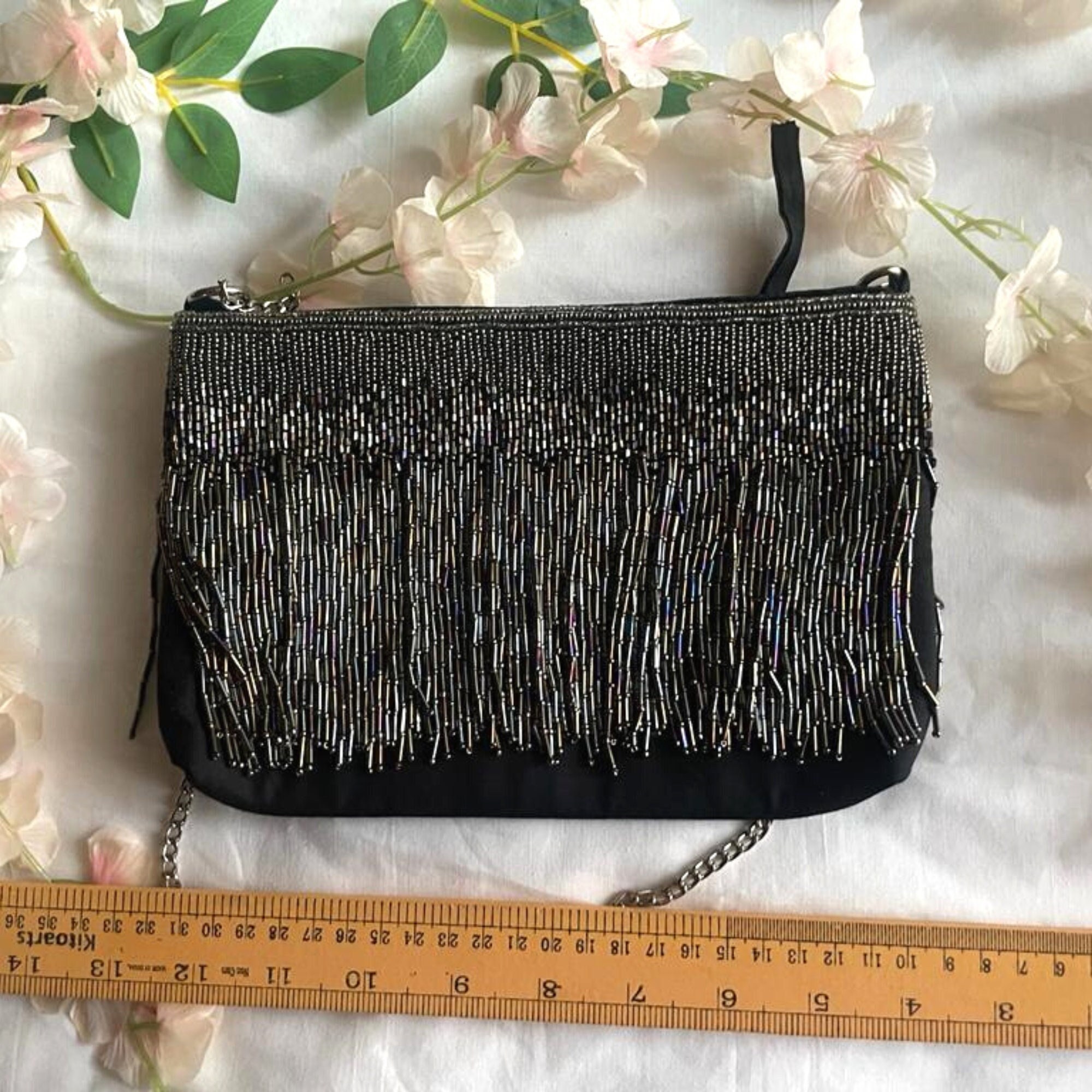 Pochette Da Sera Donna Con Nappe, Borsa A Tracolla Elegante In Lega Di Zinco E Nylon, Per Matrimoni E Feste