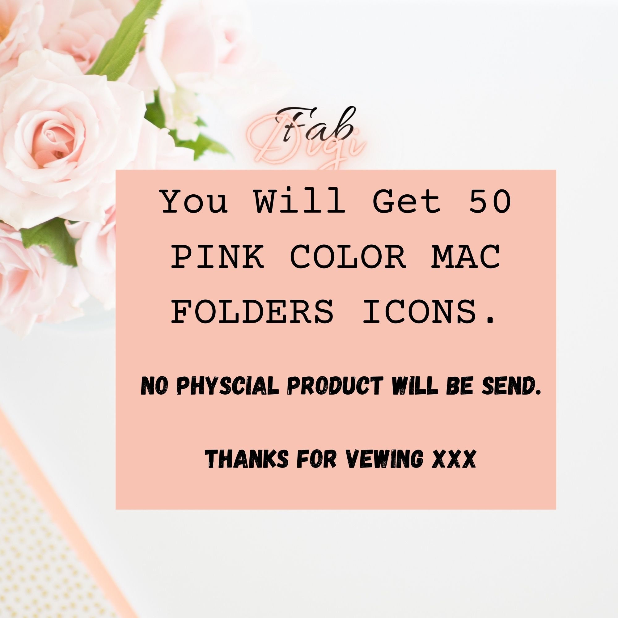 Pink MacBook Folder Icons Blush Pink Mac Folder Icons Etsy UK