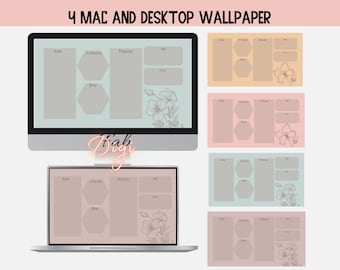 Desktop wallpaper organizer | Desktop background | Macbook organizer | Macbook Wallpaper | Desktop Illustration ,Simple Desktop Wallpaper