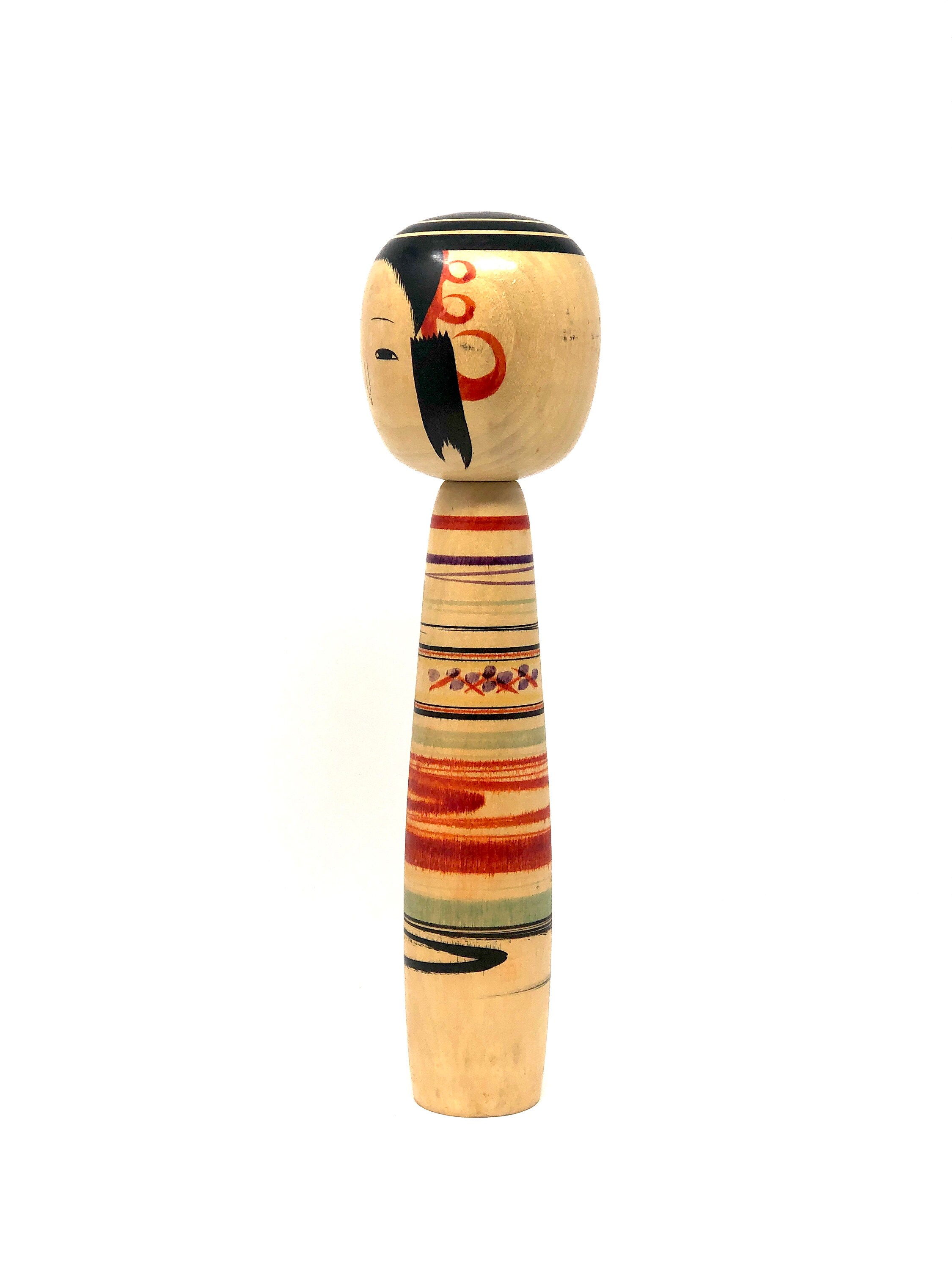Object 2 - Shun Kadohashi 美術品 アンティーク 工芸品 Vintage Sosaku Kokeshi by Yoshida Takashi, Japan, 1960s for