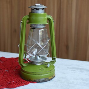Lámpara de gasóleo vintage // Linterna de queroseno // Lámpara de gasóleo para bushcraft // Linterna de camping // Linterna de queroseno del ejército soviético // Linterna de queroseno para bushcraft