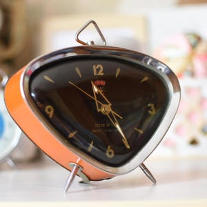 Sveglia funzionante = Sveglia meccanica vintage XXL/Sveglia cinese anni '60/Sveglia da scrivania funzionante/Orologio da tavolo vintage/Vecchia sveglia
