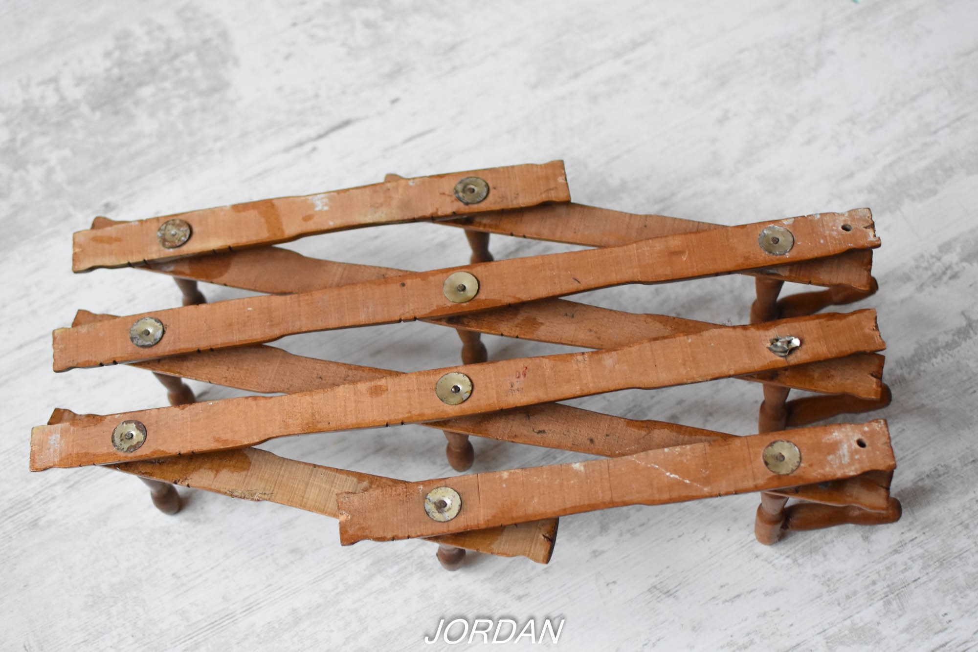Accordion Coat Hanger//vintage French Wood Accordion Etsy