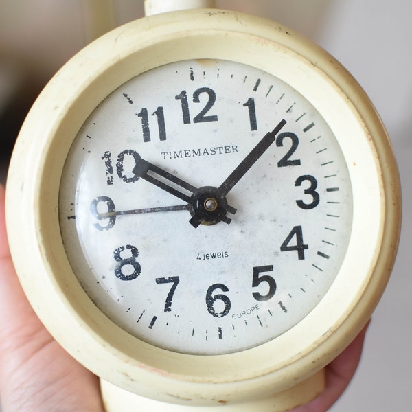 Vintage Mechanical Alarm working Clock/Germeny Alarm Clock 60s/Working Desk alarm clock/Vintage table clock//Old alarm clock//Working clock