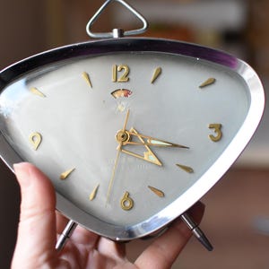 Working alarm clock=Vintage XXXL Mechanical Alarm Clock/Chinese Alarm Clock 60s/Working Desk alarm clock/Vintage table clock/Old alarm clock
