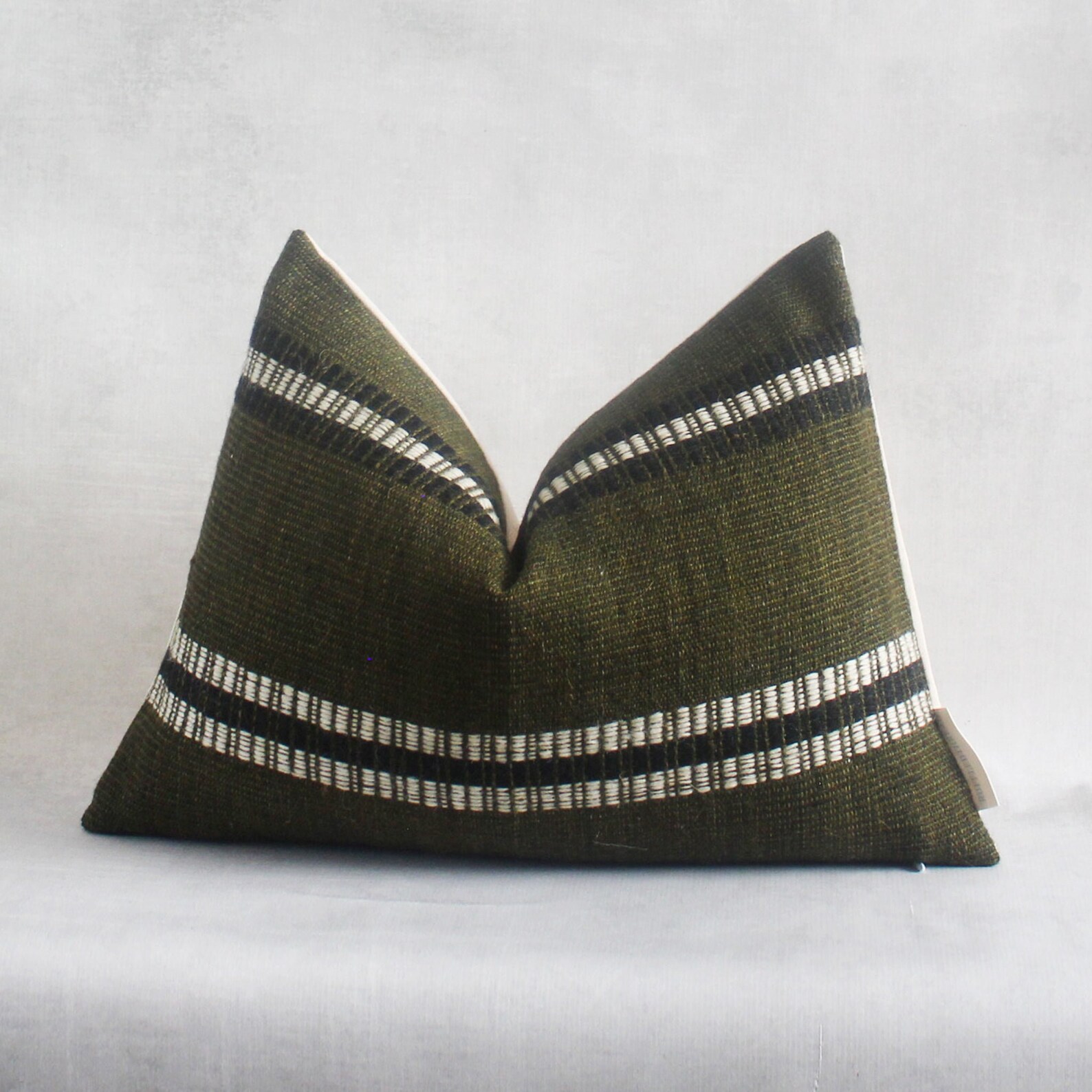 Lumbar Pillow Cover Emerald Green Throw Pillow Cover Etsy
