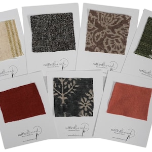 Pillow Fabric Samples | Pillow Fabric Swatches | Swatch Cuttings | Sample Pillow Cover Swatches