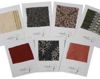 Pillow Fabric Swatches | Designer Textile Samples