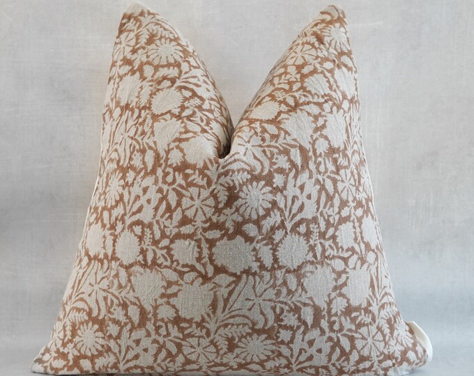 Rust Brown Pillow Cover Terracotta Warm Rust Pillow Cover Etsy