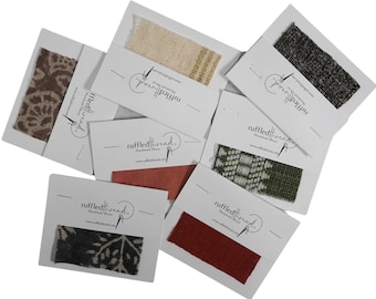 Pillow Fabric Samples – Swatch Cuttings for Throw Pillow Covers | Fabric Swatches for Color & Texture Selection