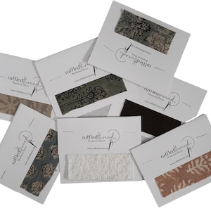 Pillow Fabric Samples – Swatch Cuttings for Throw Pillow Covers – Fabric Swatches for Color and Texture Selection