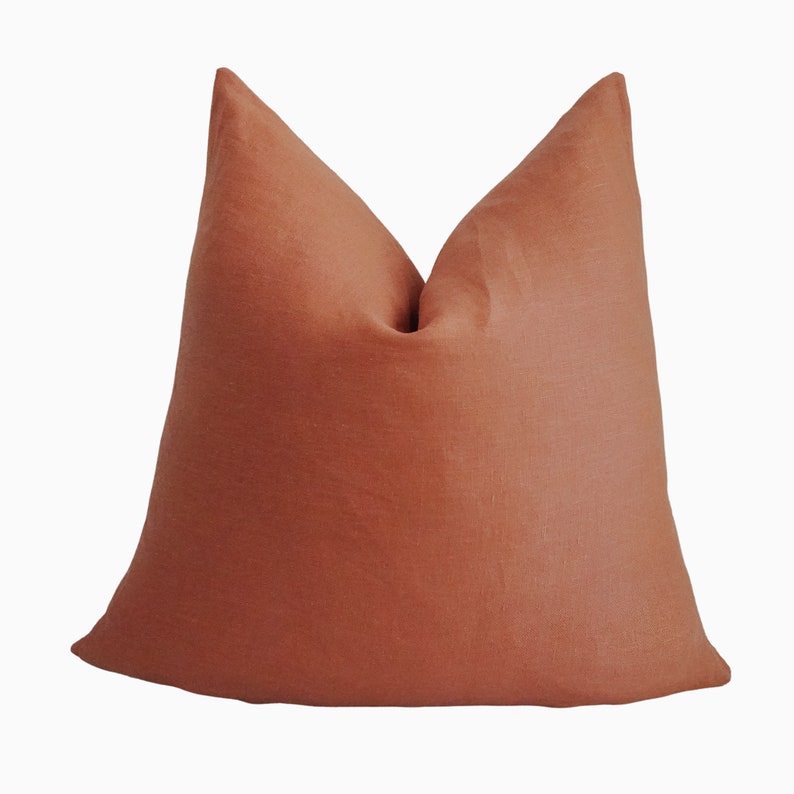 OMOLARA Linen Throw Pillow Cover image 1