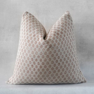 Fundas de almohada de lino floral, funda de almohada floral moderna, almohada de tiro 20x20, almohadas de diseñador, almohadas de diseñador, almohada de lujo