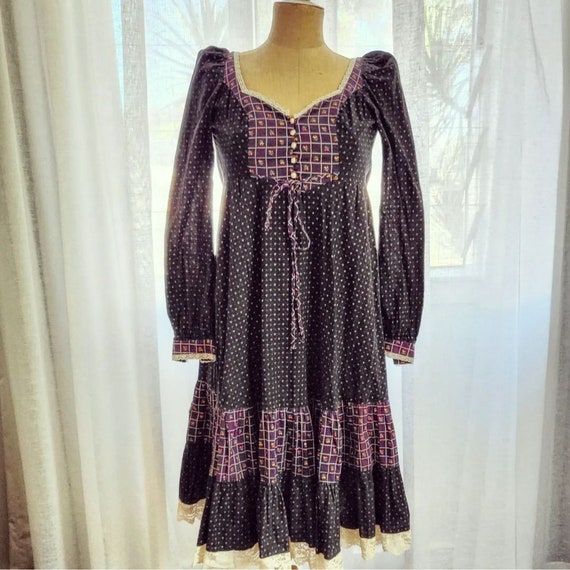 Rare and Authentic Gunne Sax Prairie dress 1970s - image 2