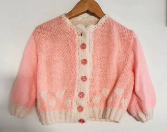 Handmade vintage baby cardigan