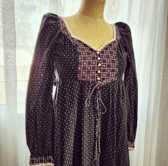 Rare and Authentic Gunne Sax Prairie dress 1970s - image 3