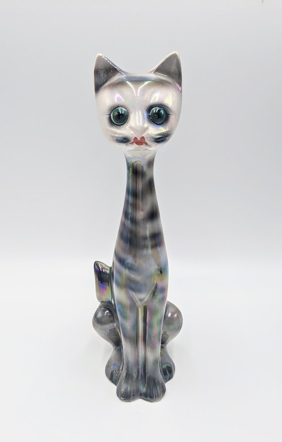 Mid Century Jema Holland Long Neck Cat Figurine - Etsy UK