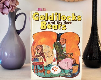 Vintage Goldilocks and the three Bears hardcover Book.