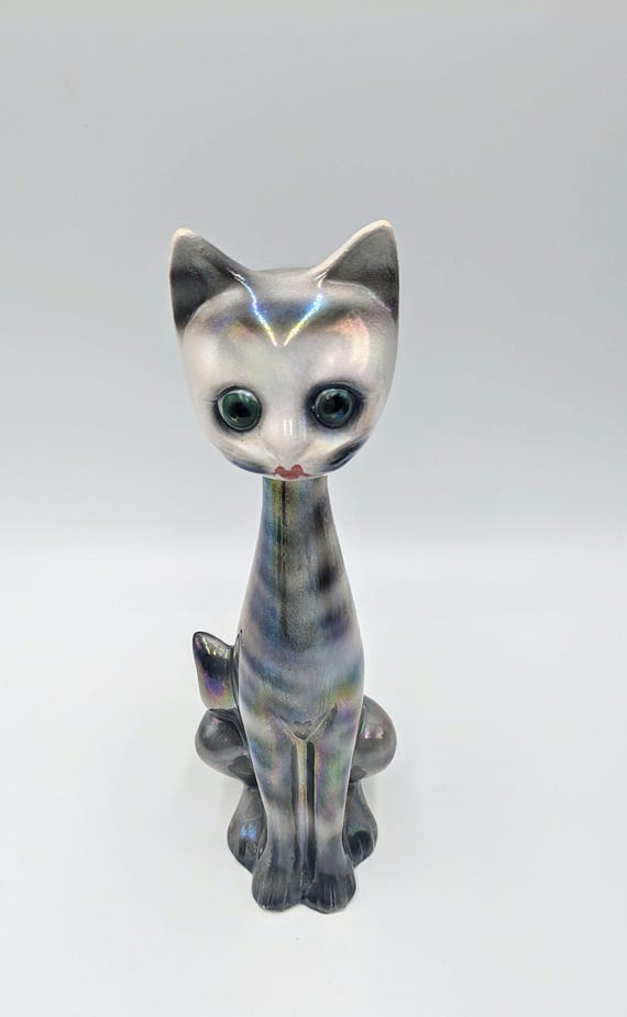 Mid Century Jema Holland Long Neck Cat Figurine - Etsy