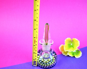 Millefiori ヴィンテージ パースシャー クリフ アート ガラス 香水瓶