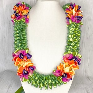 Chameleon Alebrije Ribbon Lei