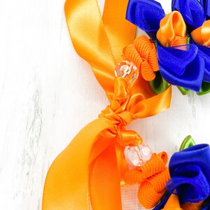 Blue Iris Ribbon Lei - Etsy
