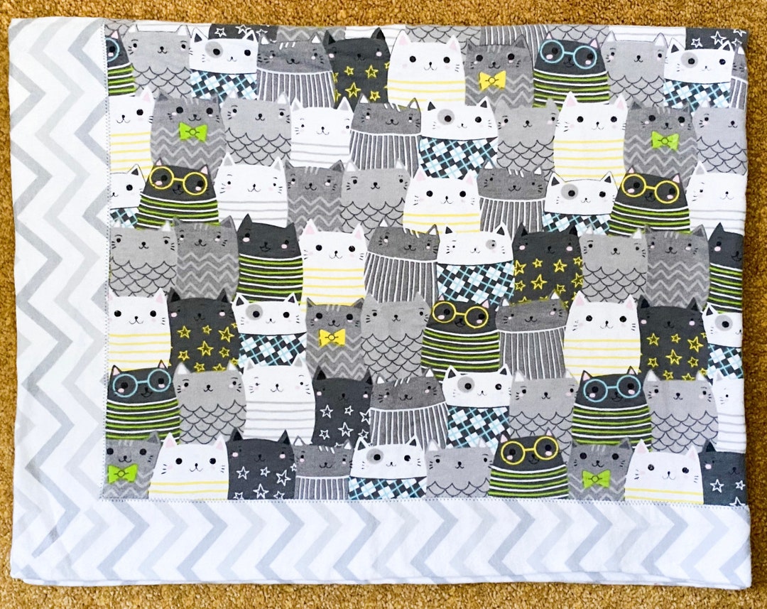 Family of Cats Lap/ Baby Blanket Etsy
