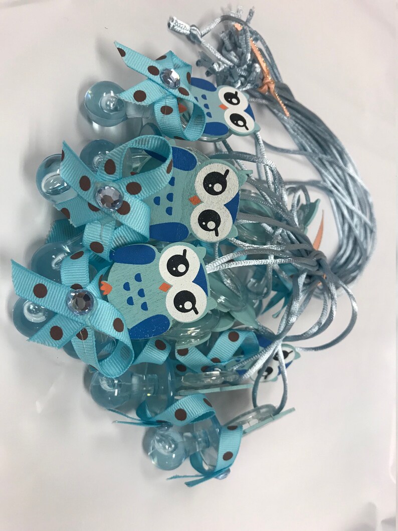 12 Pacifier Necklaces Baby Shower Game Favors Prizes Boy/girl Etsy