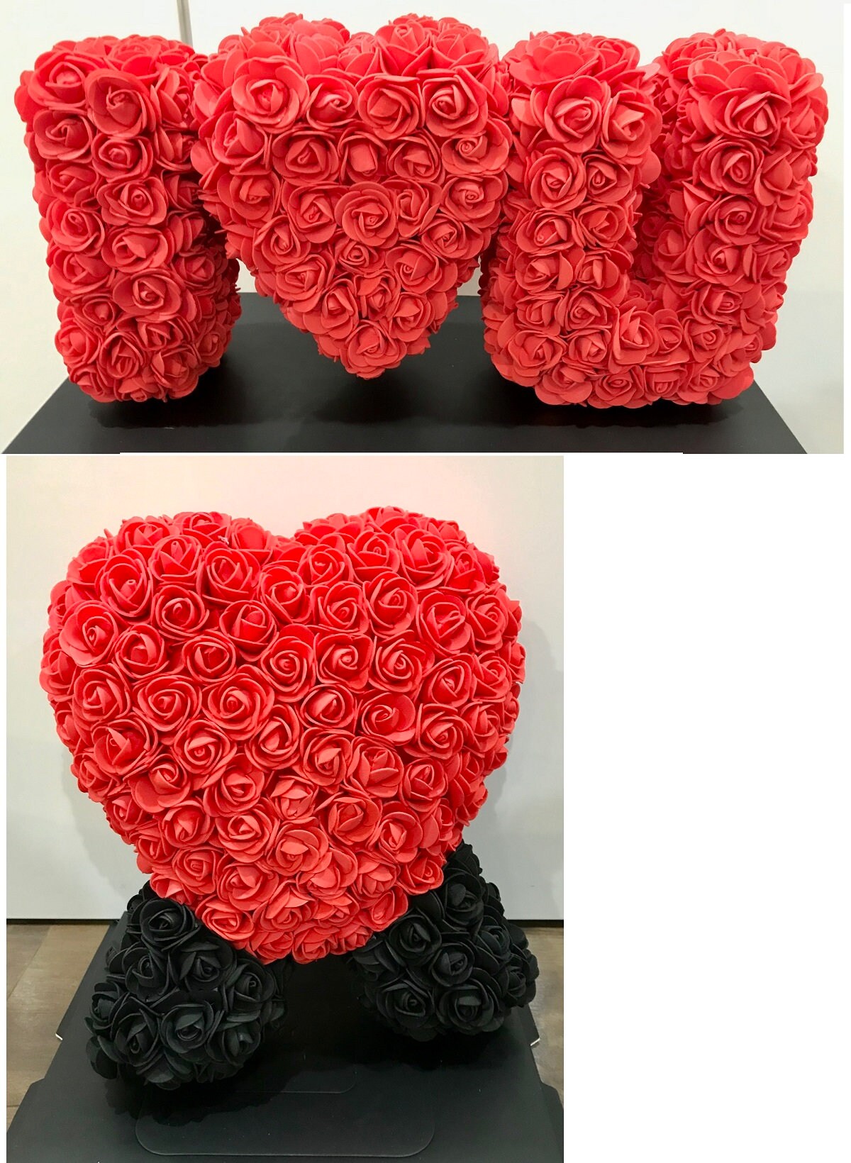 Rose Box I LOVE YOU Roses/rose Heart Long Life Flowers Rose Etsy