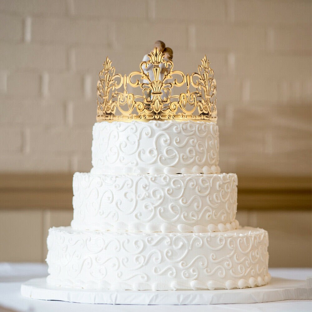 Crown Cake Topper wedding cake topper. Mini Crown Party Etsy