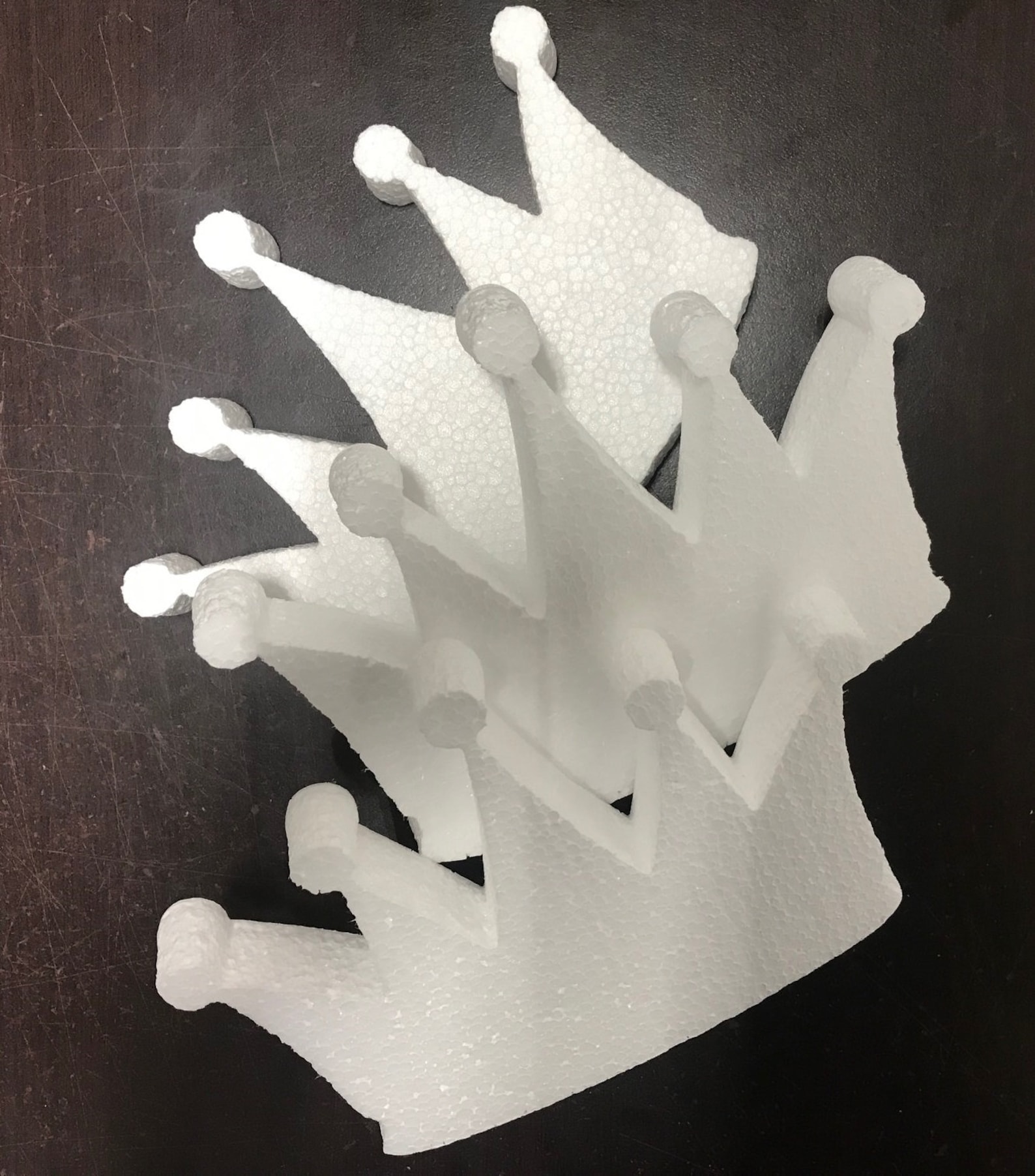 6 Pcs Craft Foam Crown Smooth Polystyrene Foam Crown for Art Etsy