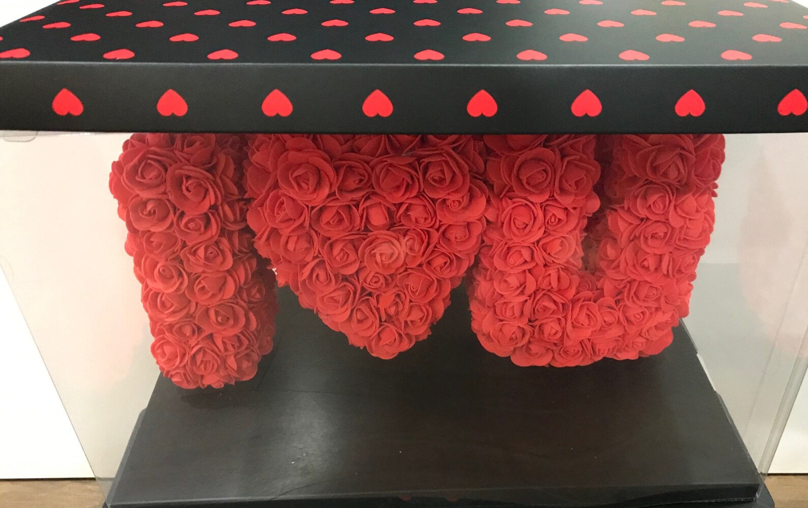 Rose Box I LOVE YOU Roses/rose Heart Long Life Flowers Rose Etsy